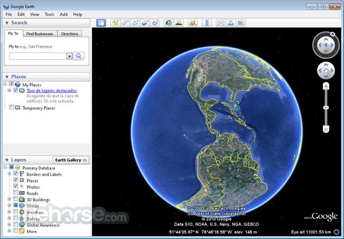 Google Earth 7.1.8.3036 Free Download 2017