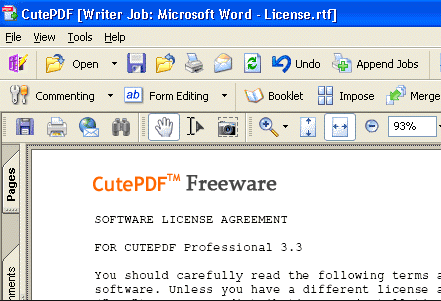 CutePDF Writer Download
